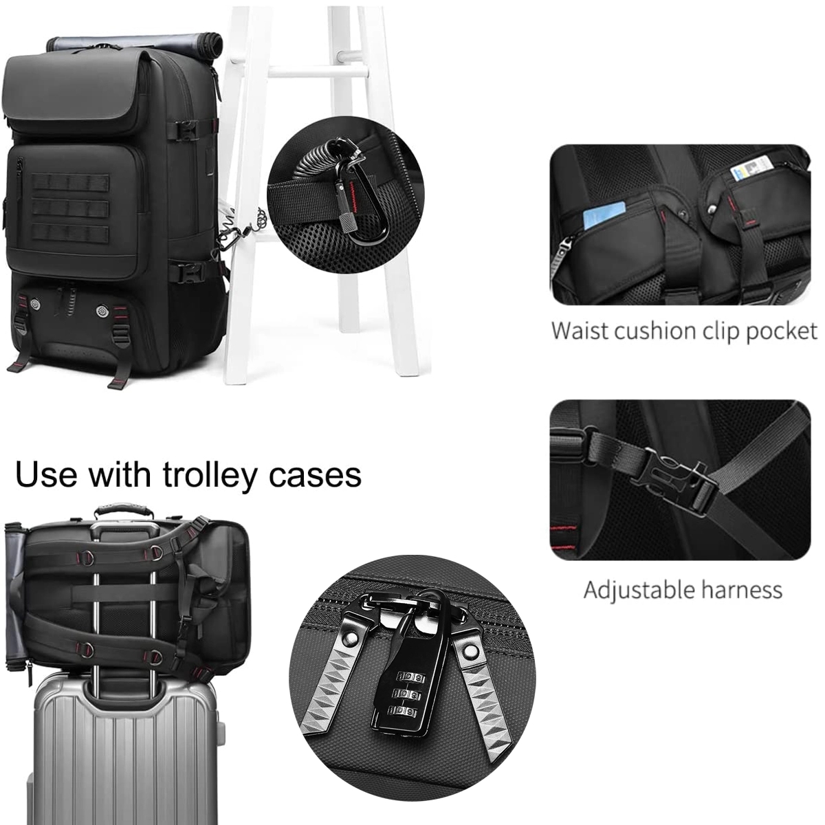 50L Laptop Travel Backpack 4