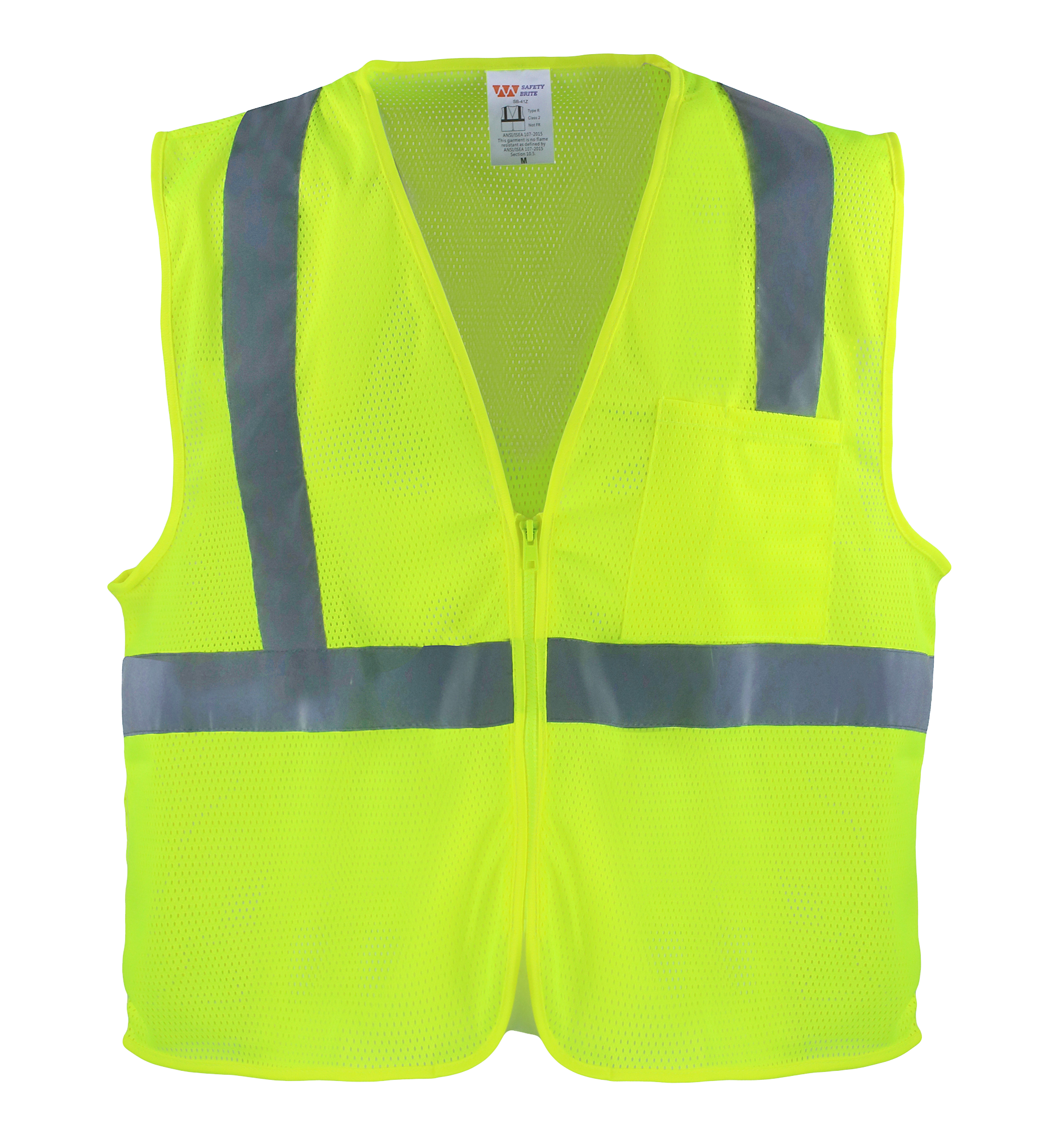 Safety Brite  HI VISIBILITY MESH SAFETY VEST 3