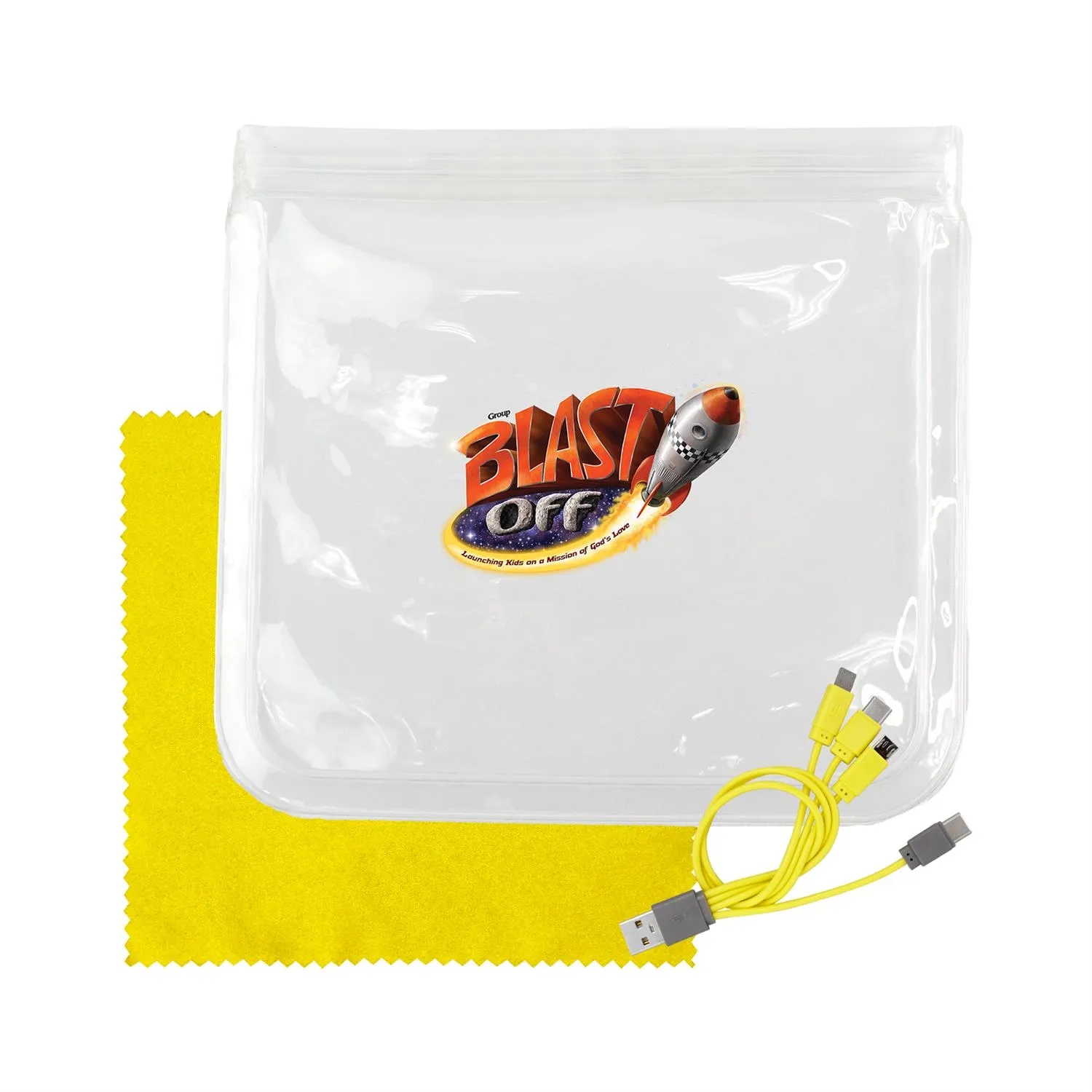 Clear Cable & Cloth Set 18