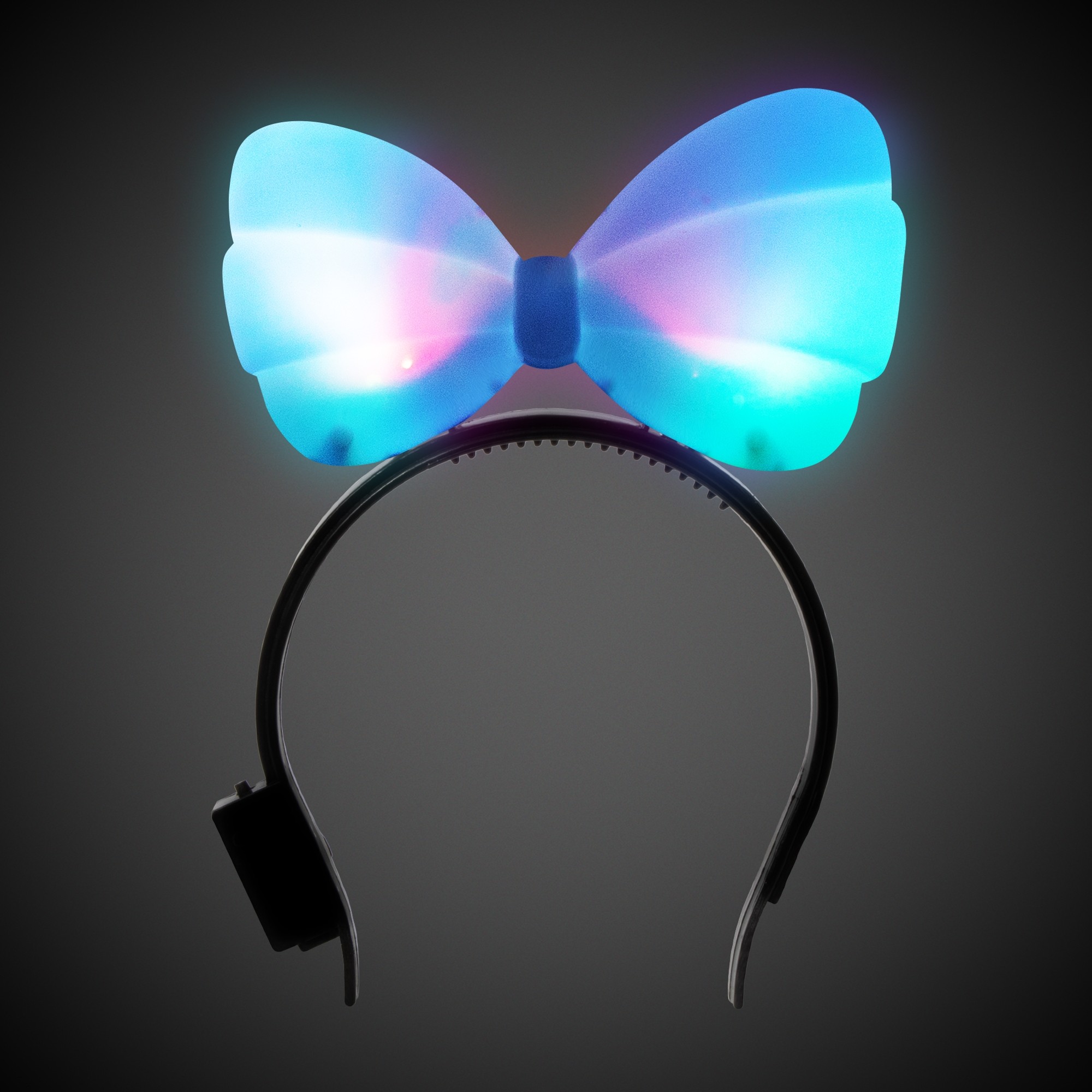 LED Light Up Glow Bow Headband 4