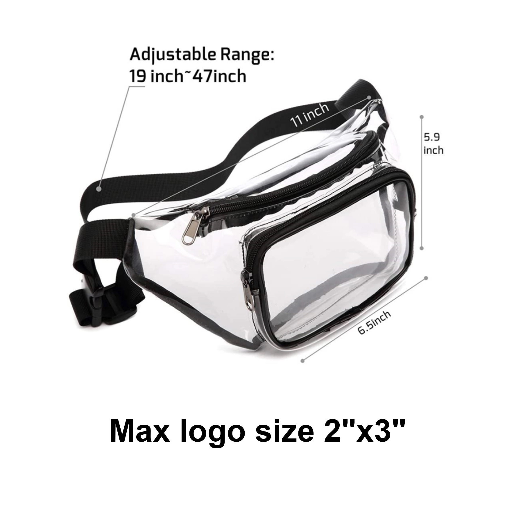 Waterproof Transparent Belt Bag 2