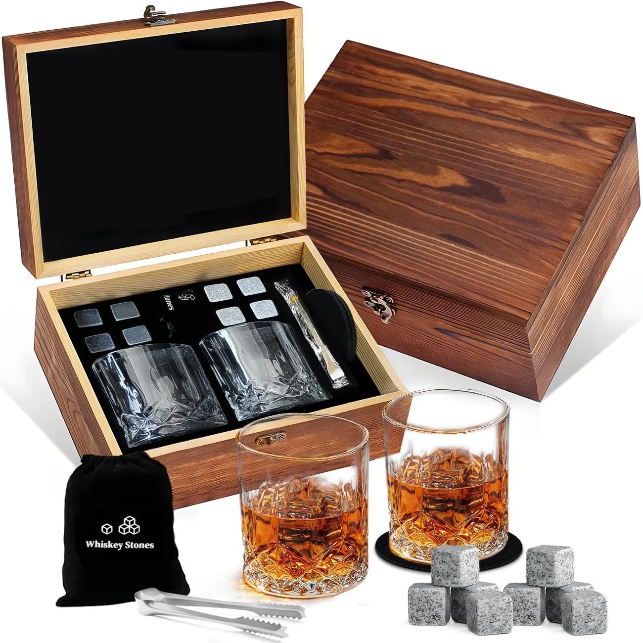 Whiskey Glasses Gift Set 5