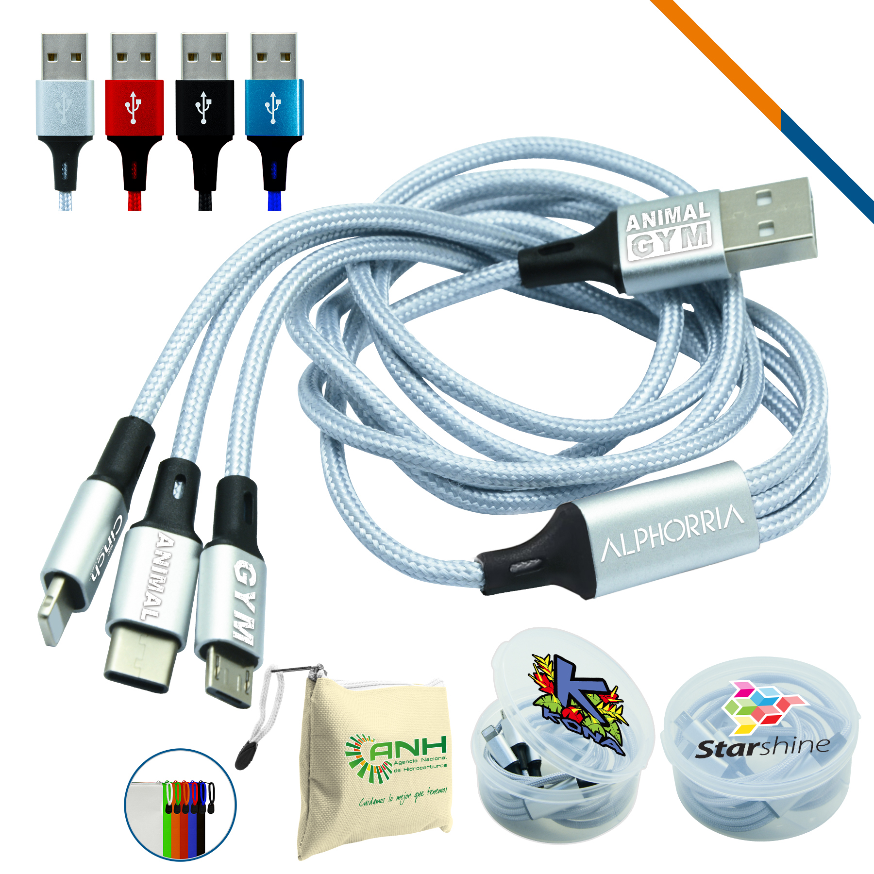 Slender 3in1 Charging Cable 5