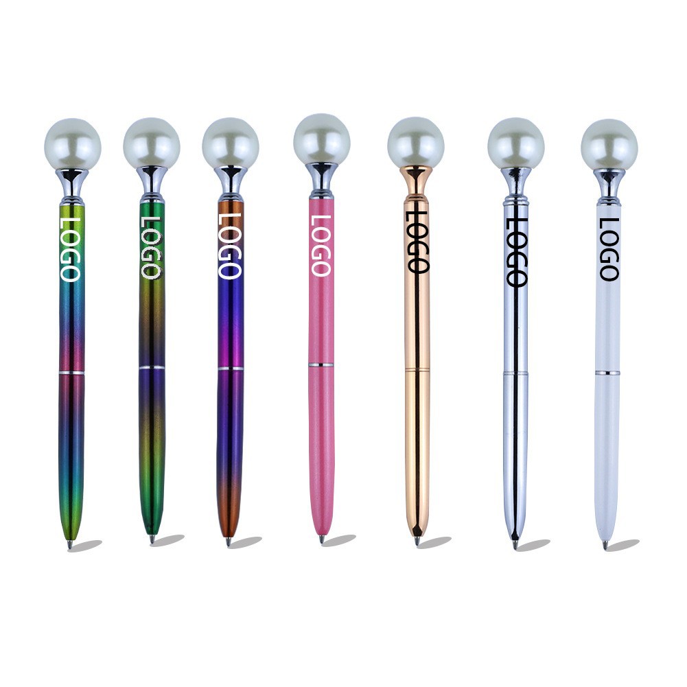 Metal Ballpoint Pen with Pearl 6