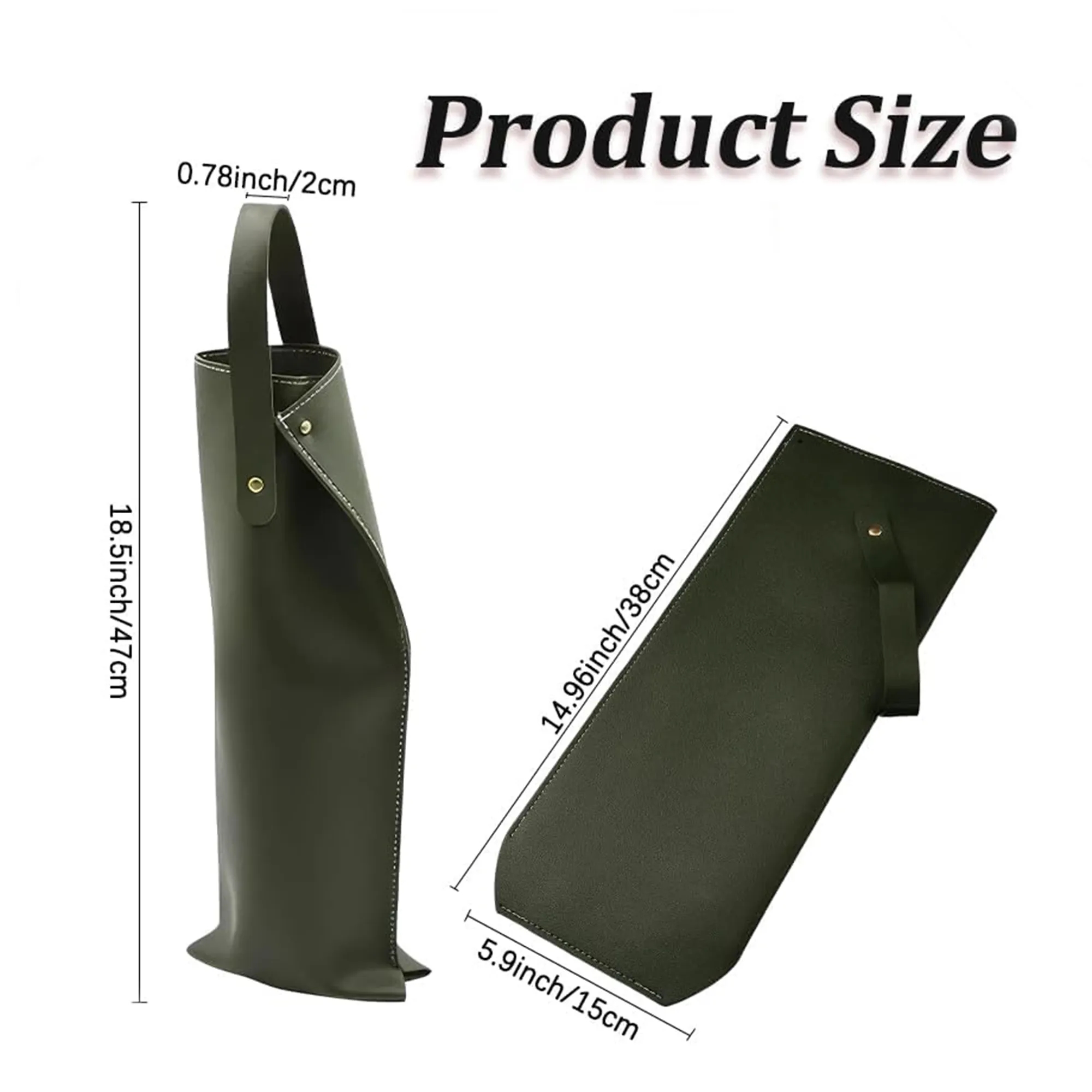 Leather Wine Gift Bag with Handle 6