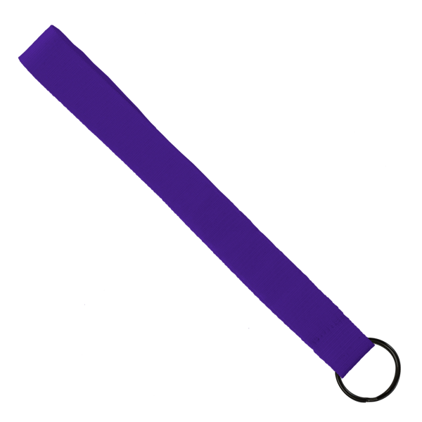 3/4" Sewn Polyester wrist Keychain with Metal Split-Ring 19