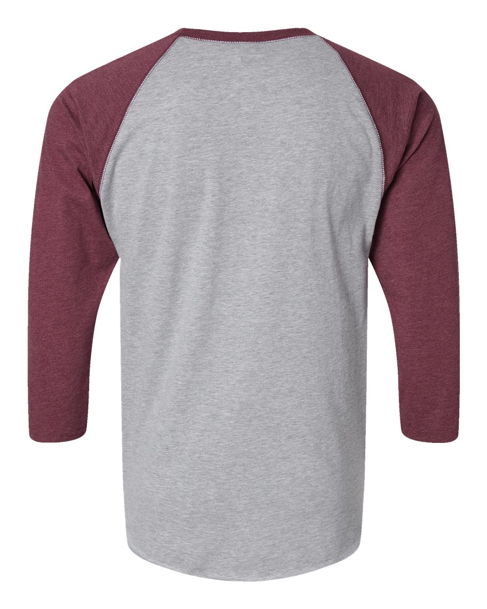 Unisex Baseball Fine Jersey Three-Quarter Sleeve Tee - 6930 63