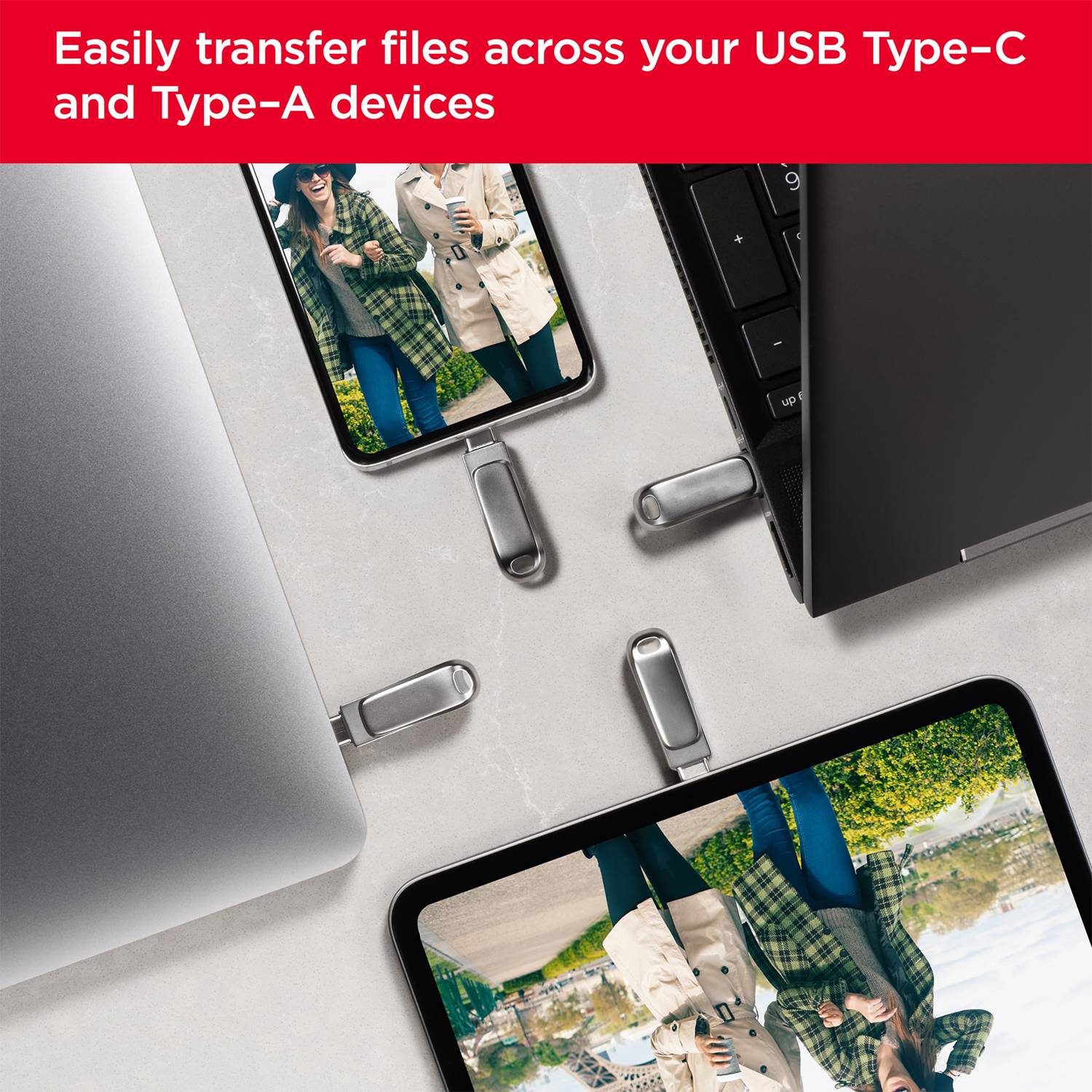 64GB Reversible USB Flash Drive 7