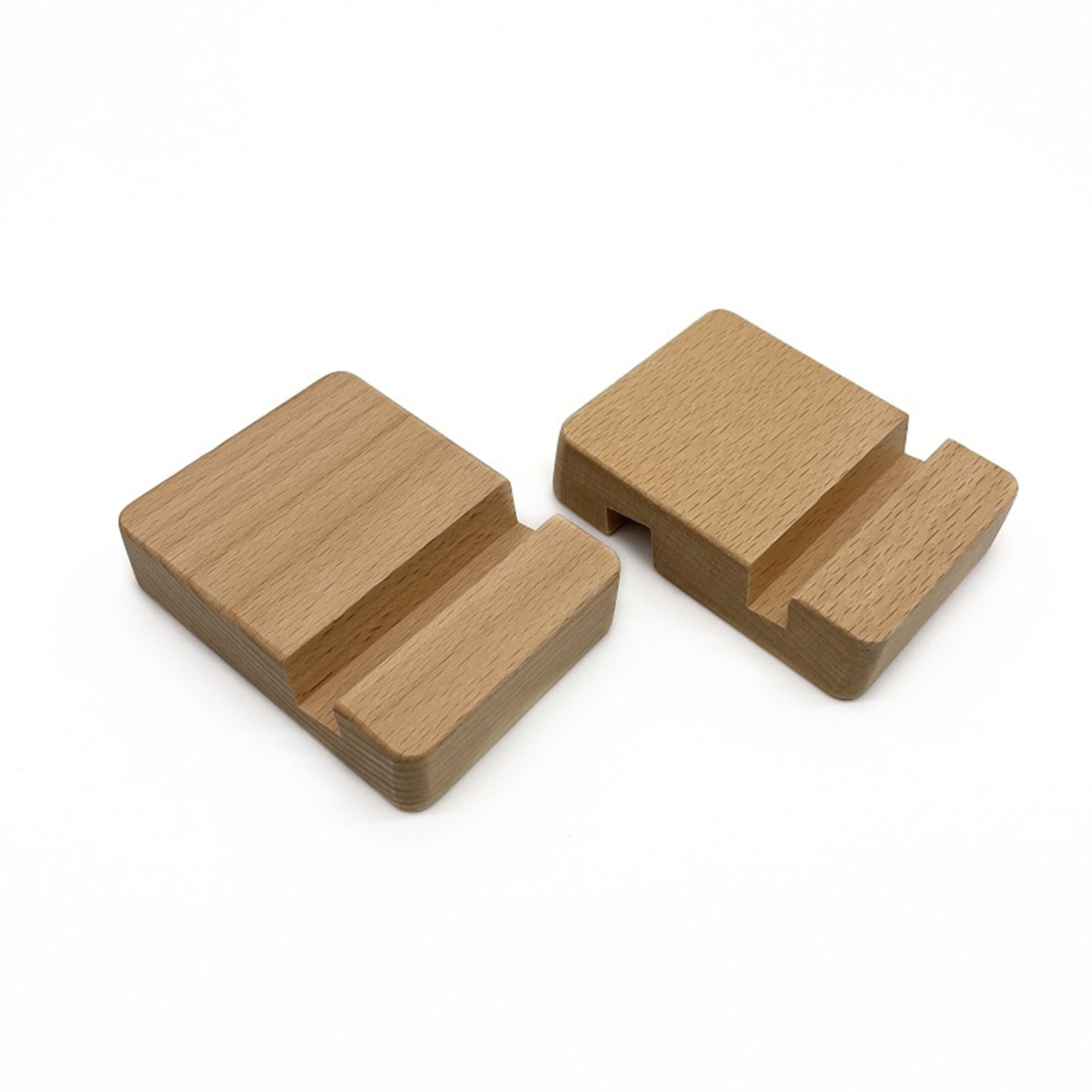 Wooden Phone Stand Desk Holder 3