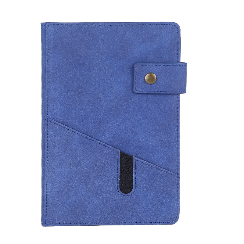 A5 PU Leather Journal Notebook with a Pocket 6