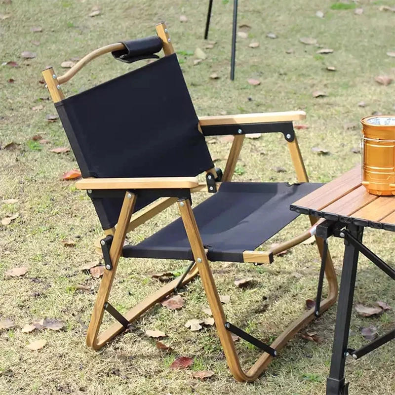 Outdoor Foldable Backpack Portable Wood Camping Chairs 3