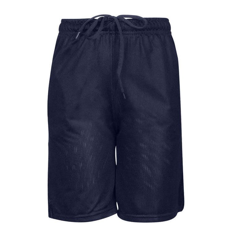 Youth Mesh Gym Shorts - Navy XL Drawstring Tie 1