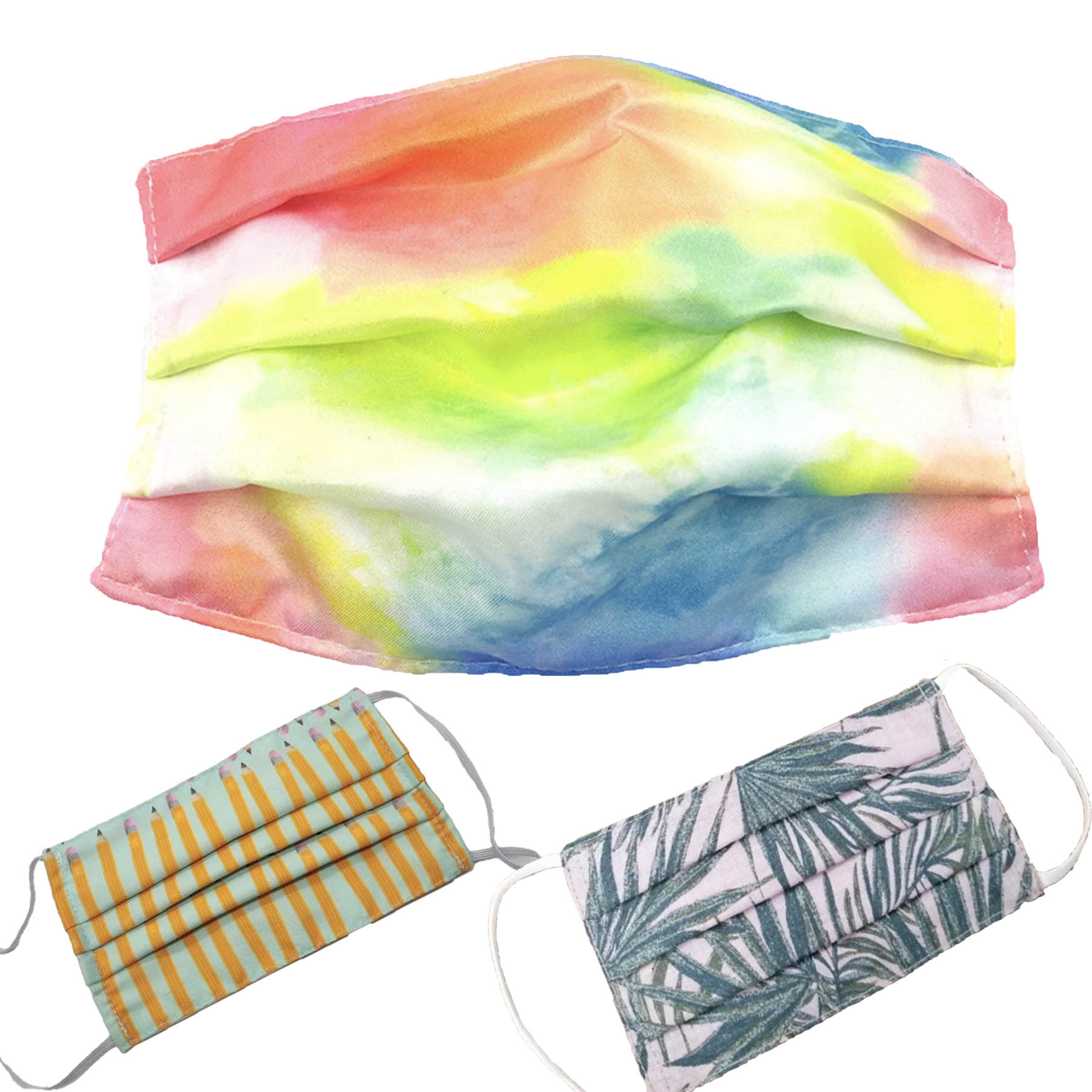 Plicated Double Layer Washable Face Mask 1