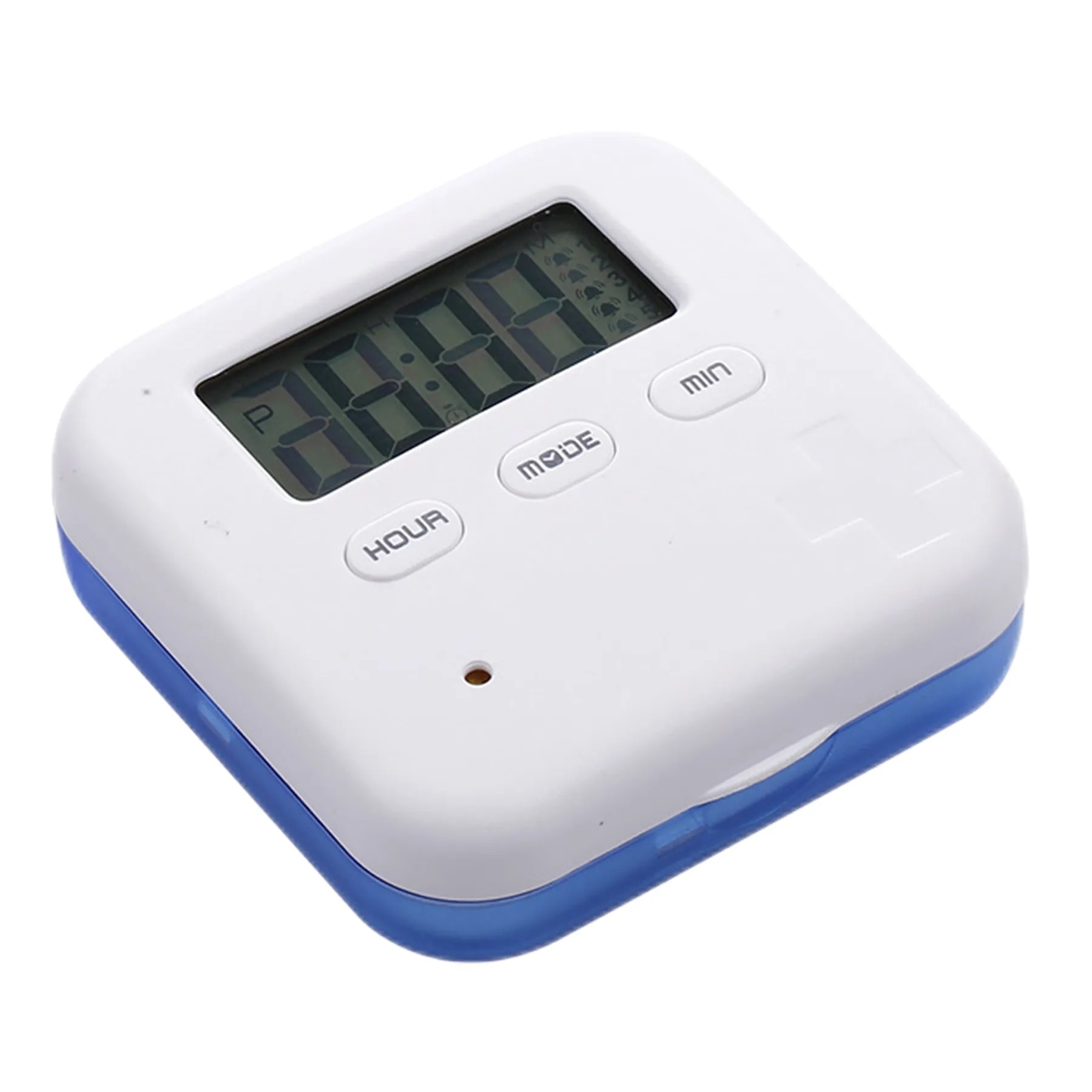 Four-Compartment Portable Pill Box Timer 2