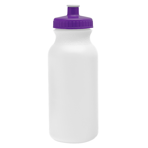 Circuit 20oz Bike Bottle - White w/Push-Pull Lid 51