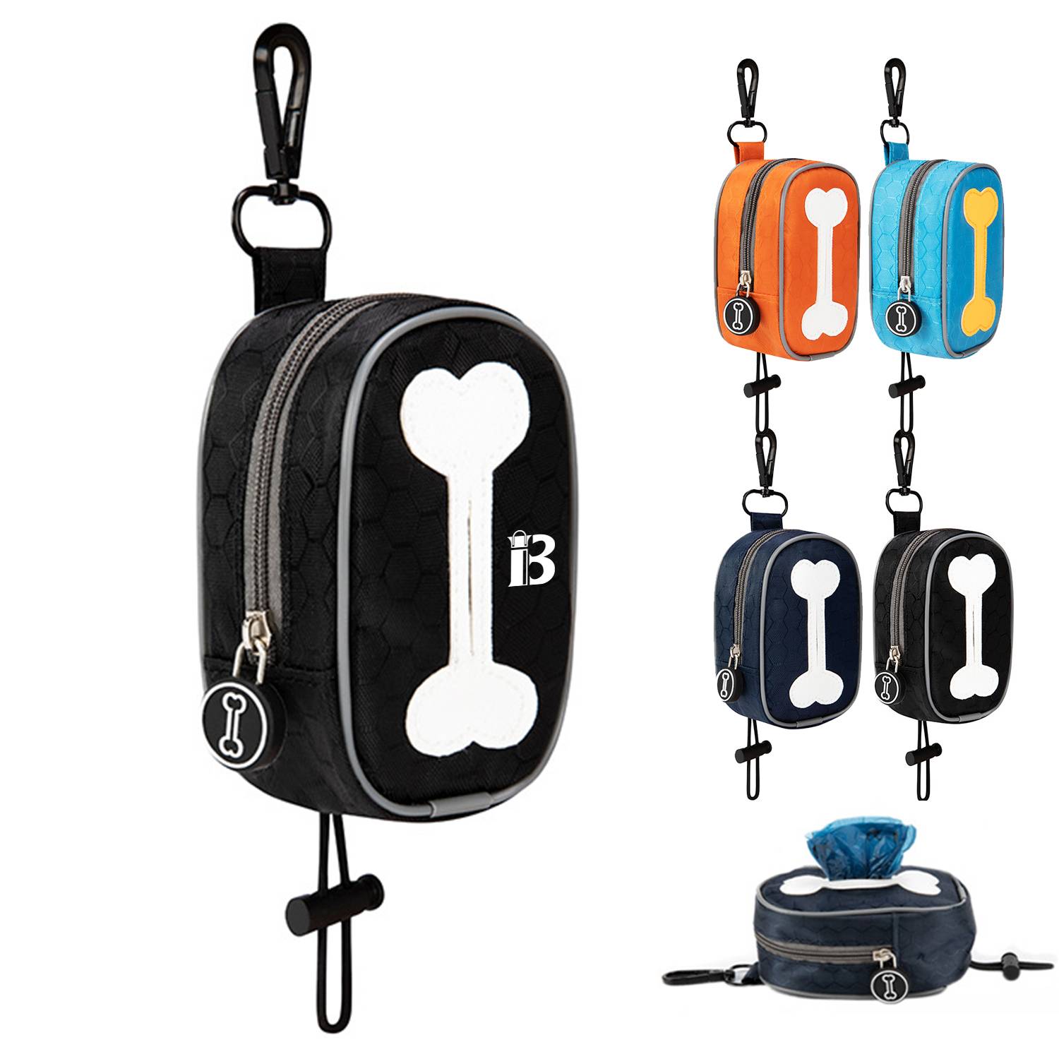 Bone Pet Dog Poop Bag Holder 5