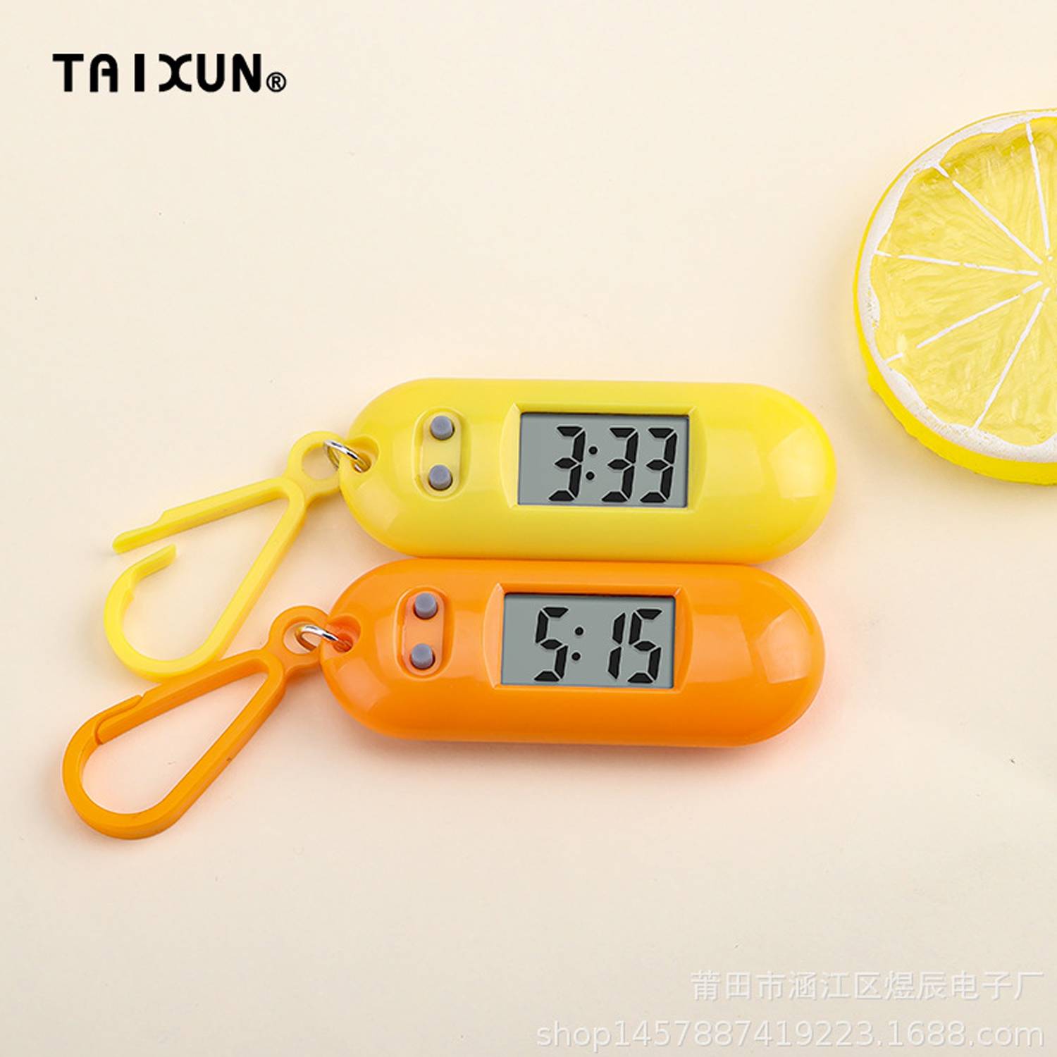 Keychain Backpack Student Timing Digital Exam Pocket Watch 3