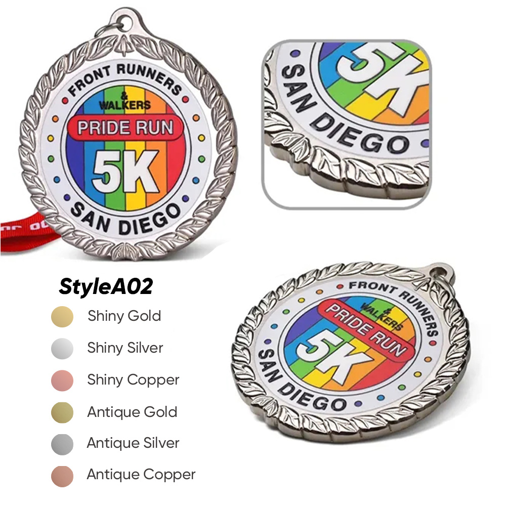 2" UV Printed Medals 20