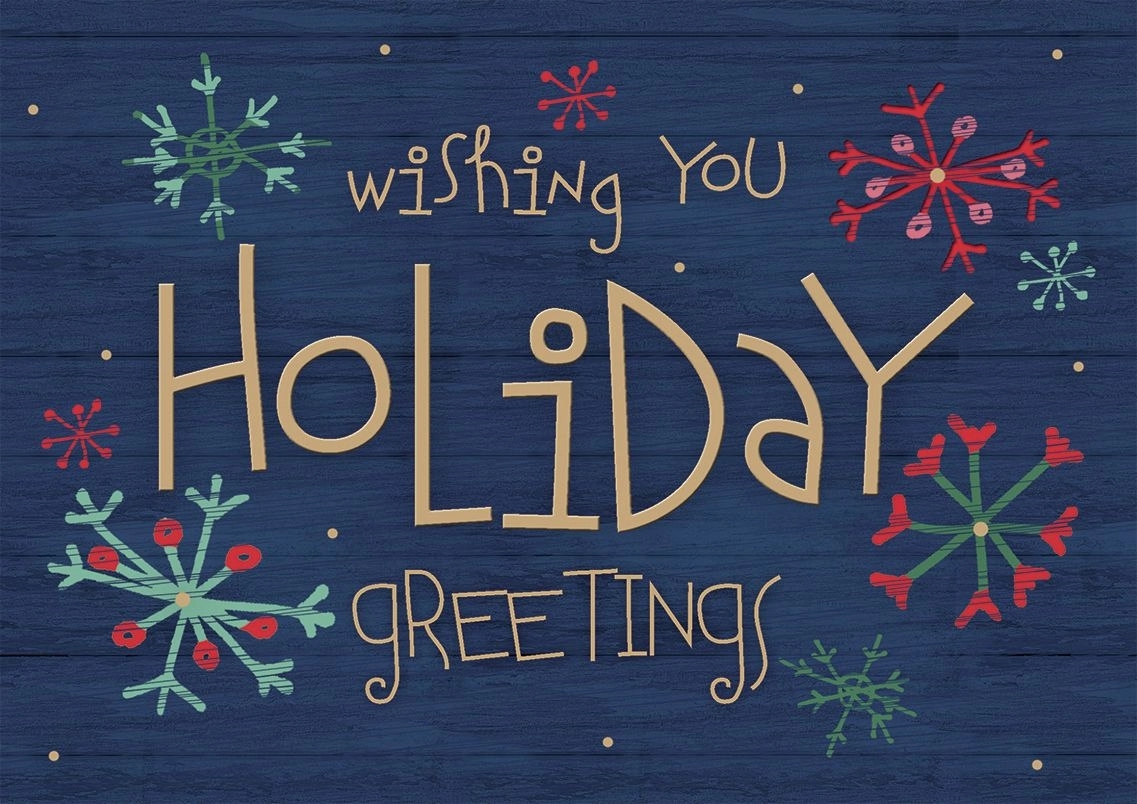 Woodcut Greetings Holiday Cards 1
