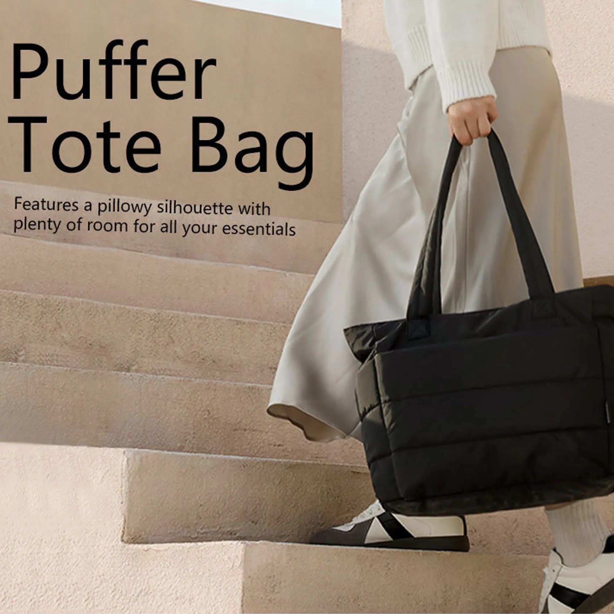 Lightweight Large Tote Bag, custom tote bag with logo imprint 4