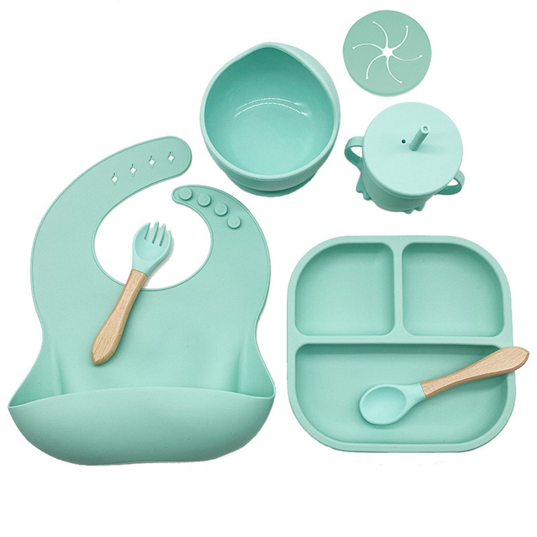 7 Pcs Baby Feeding Set 6