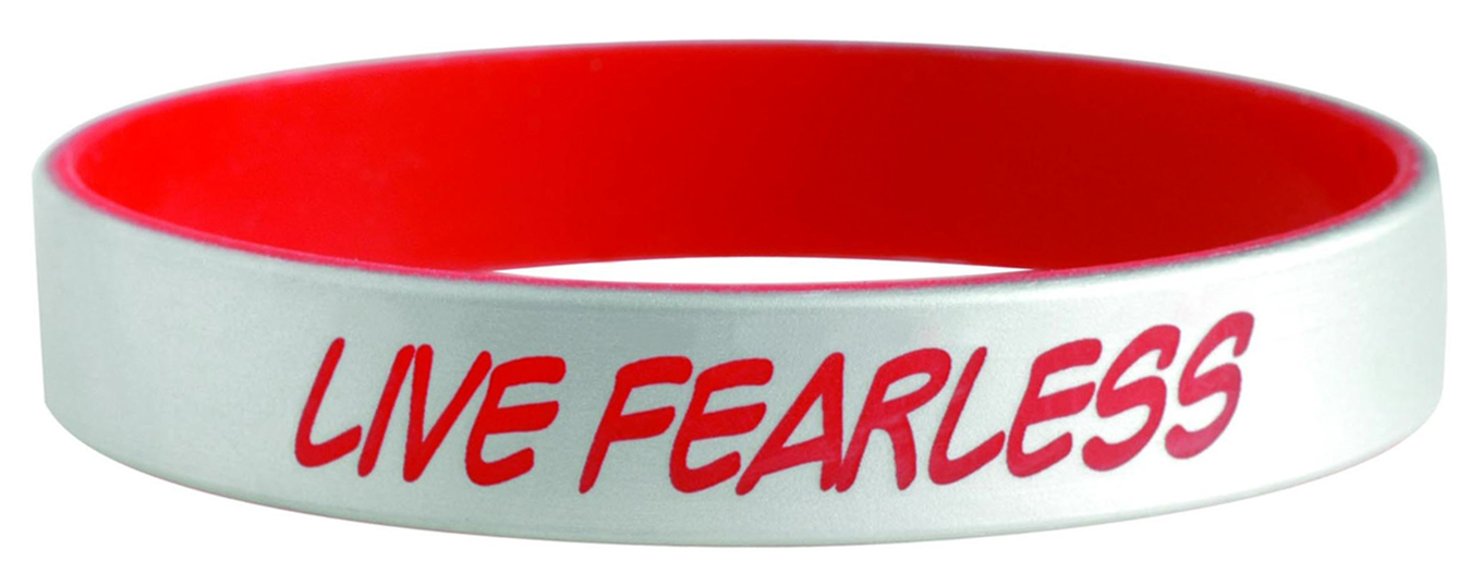 Silver Silicone Bracelets