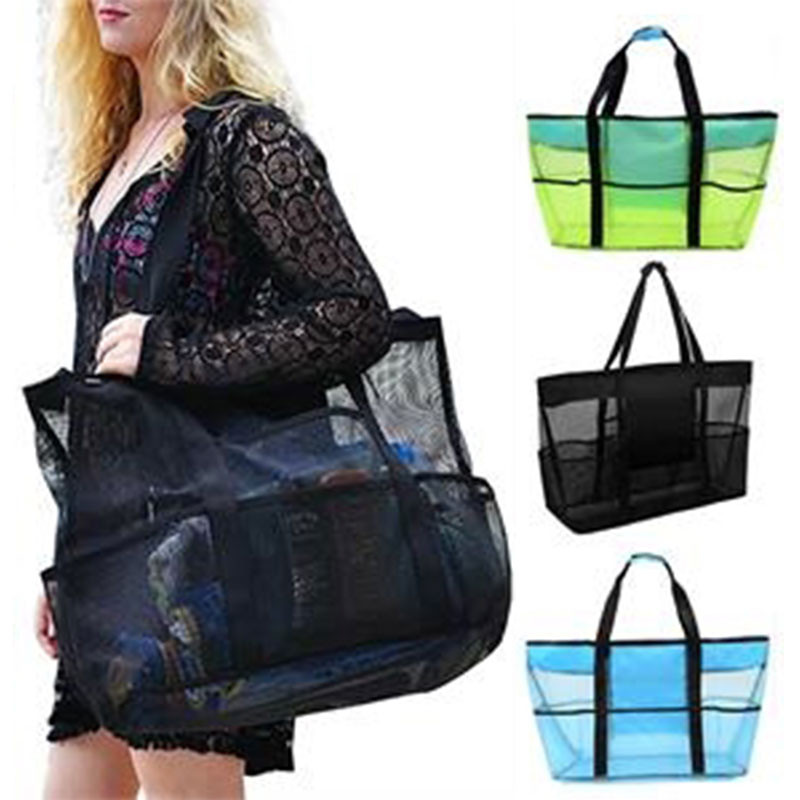 Large Mesh Beach Tote Bag