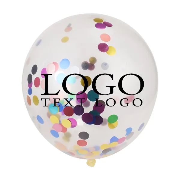 Transparent Latex Confetti Balloons 6