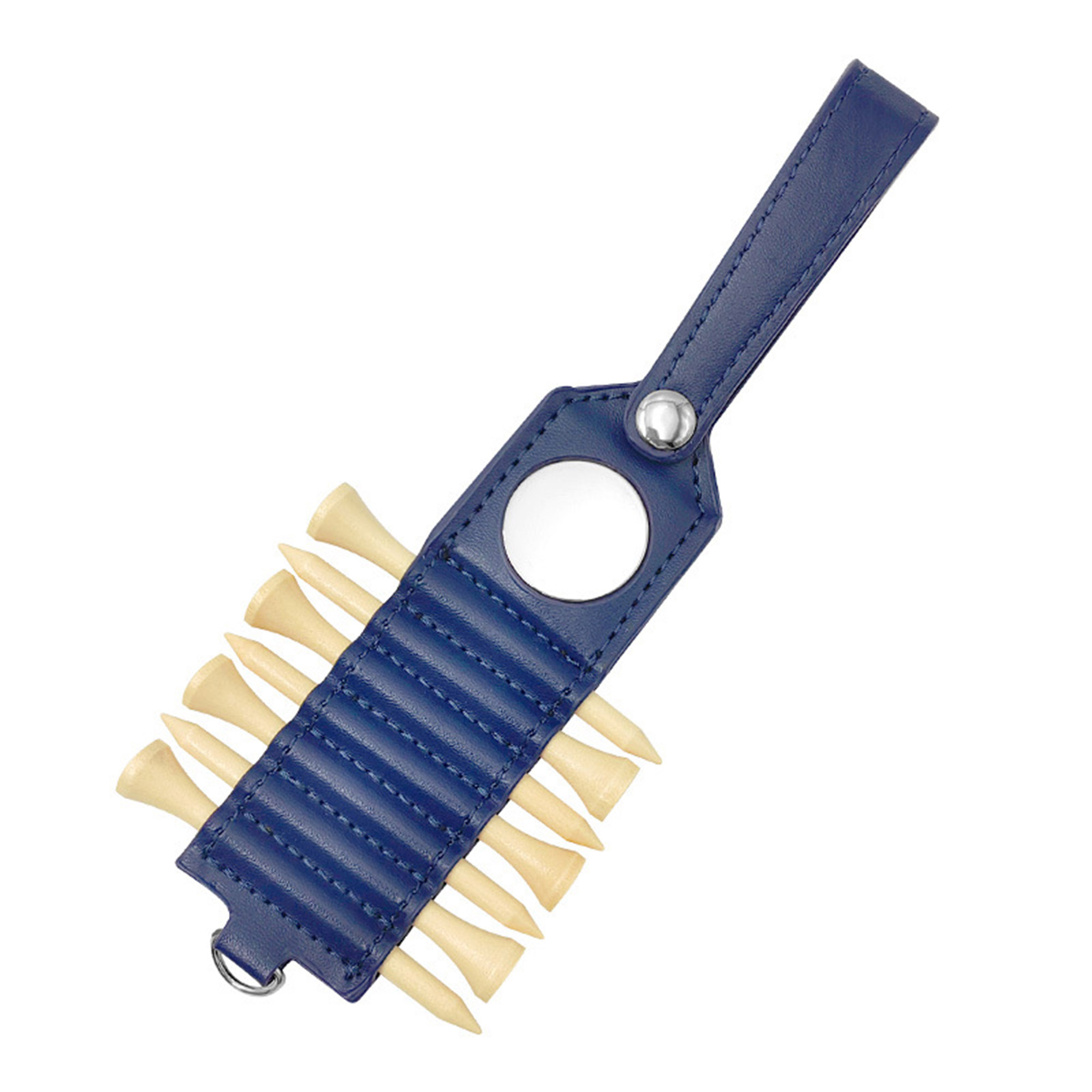 Leatherette Golf Tees Holder with 7 tees 3