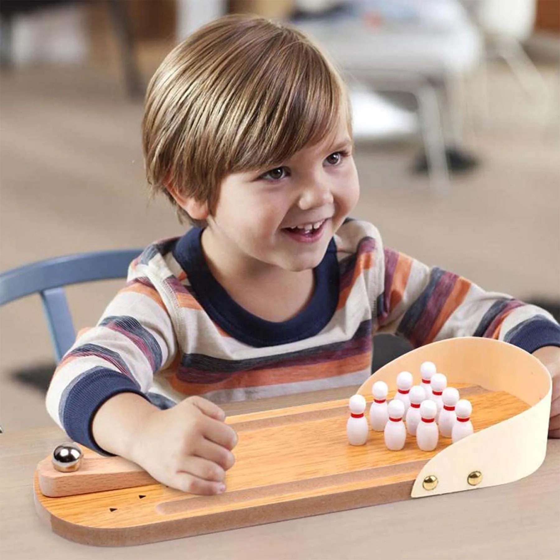 MOQ10 Mini Bowling Set Board Game 5