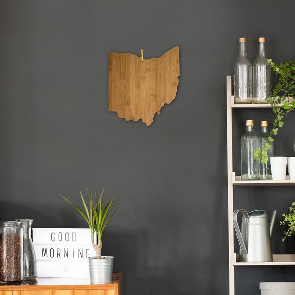 U.S. State Shaped Bamboo Cutting and Serving Boards 204