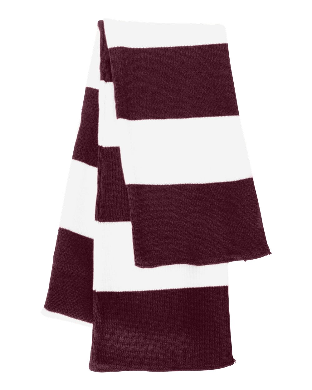 Rugby-Striped Knit Scarf - SP02 29