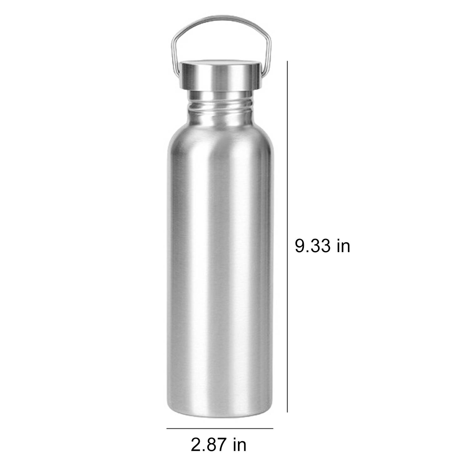 26oz Stainless Steel Insulated Water Bottle, custom water bottle with logo imprint 6