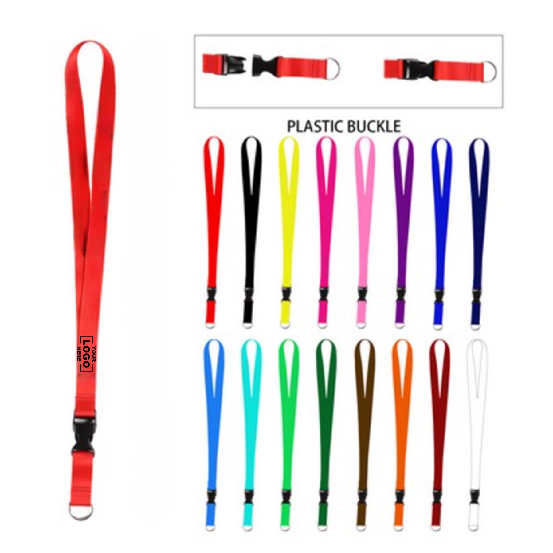 Adjustable Full Color Lanyard with Metal Hook 5