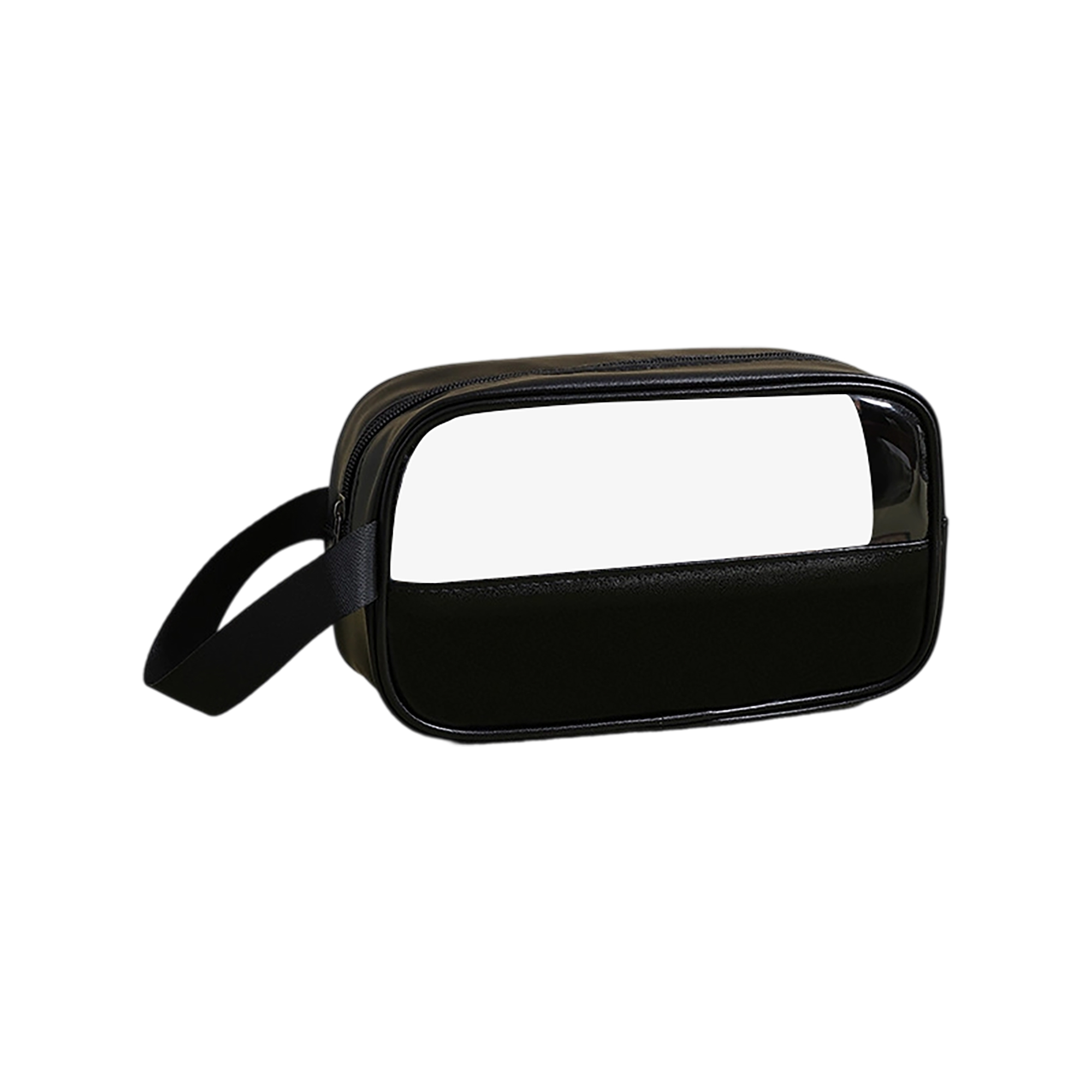 PVC PU Leather Transparent Makeup Storage Travel Bag 7