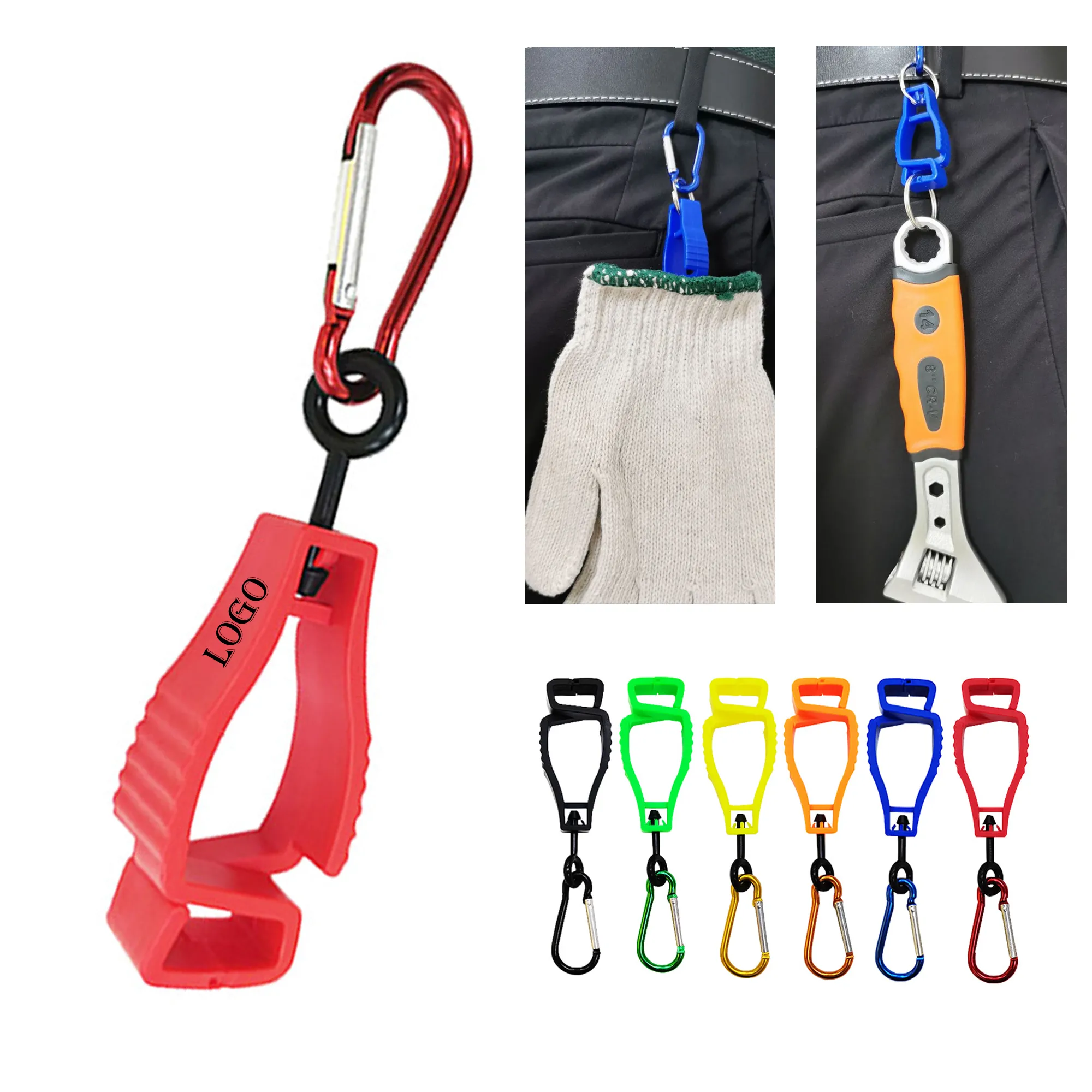 Labor Protection Glove Clip With Carabiner 4