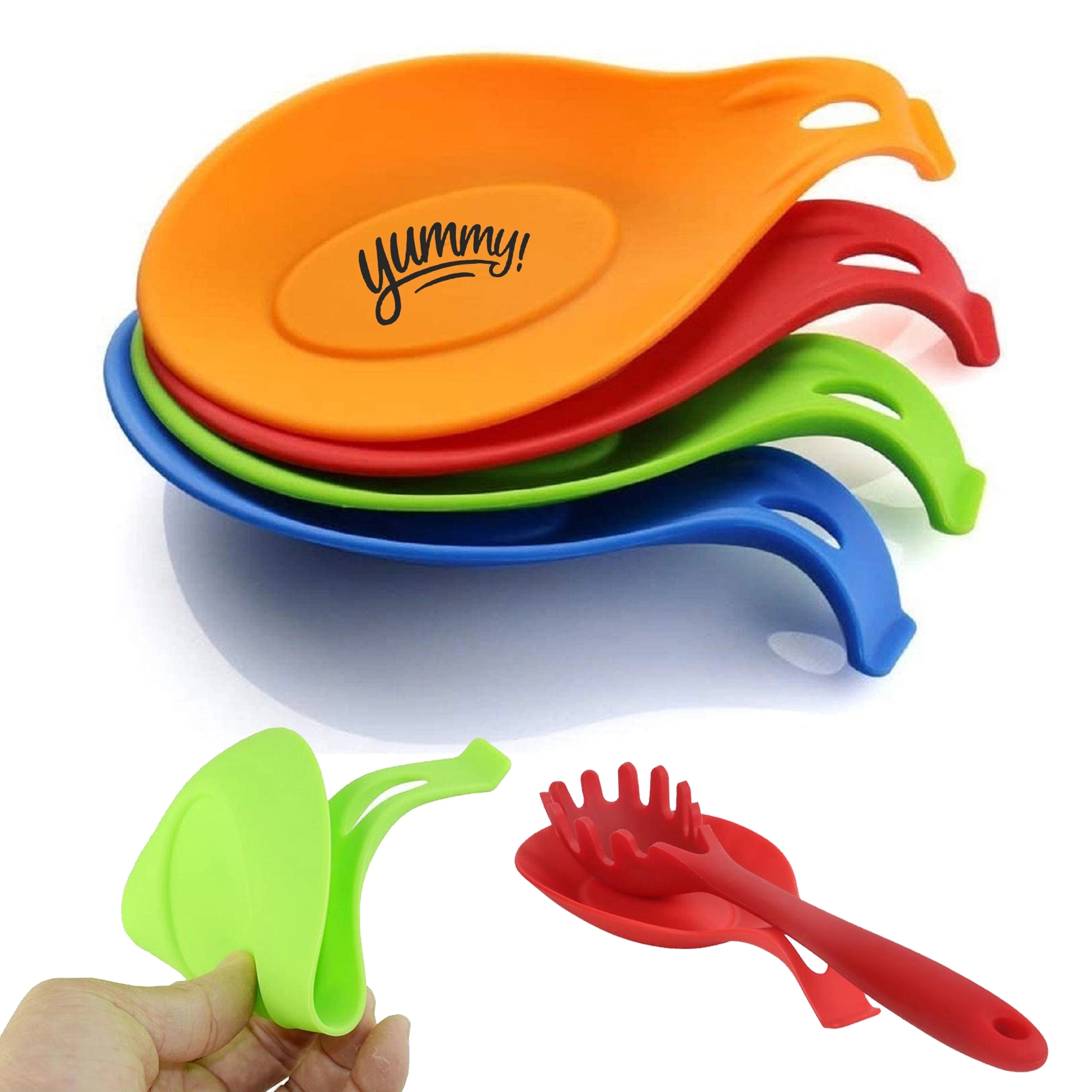 Kitchen Silicone Spoon Rest 2