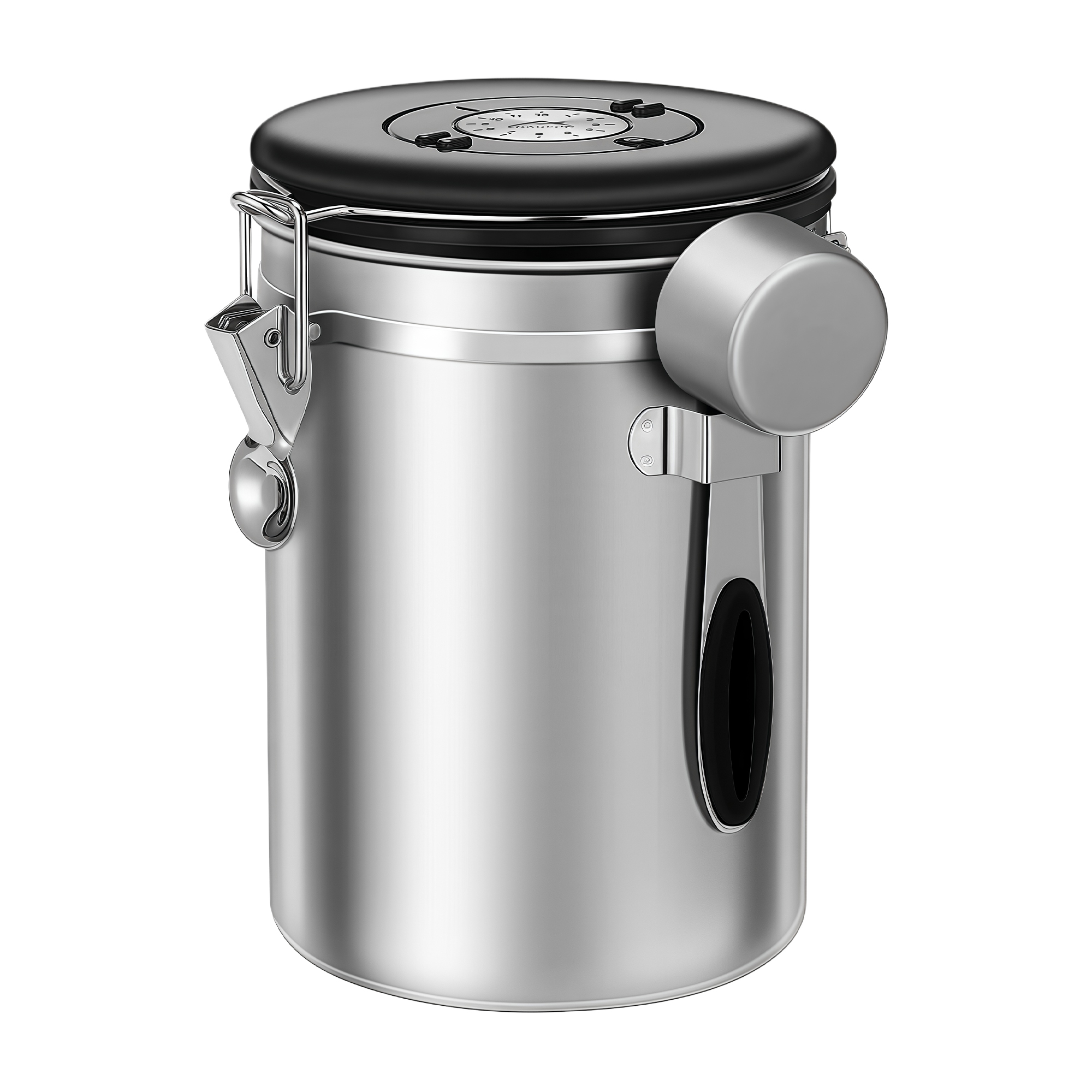 1.8L Coffee Bean Storage Canister with One-Way Valve 1