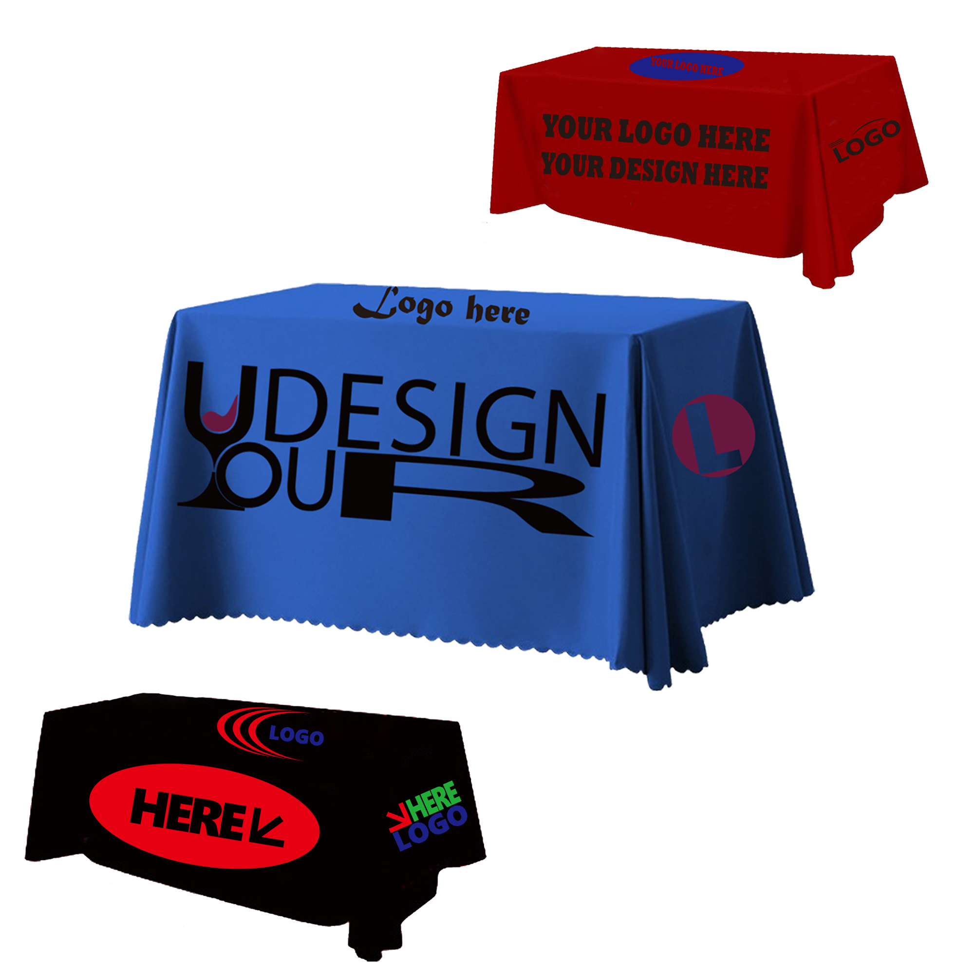Custom Table Cover - Front Panel - Screen Sublimation 2