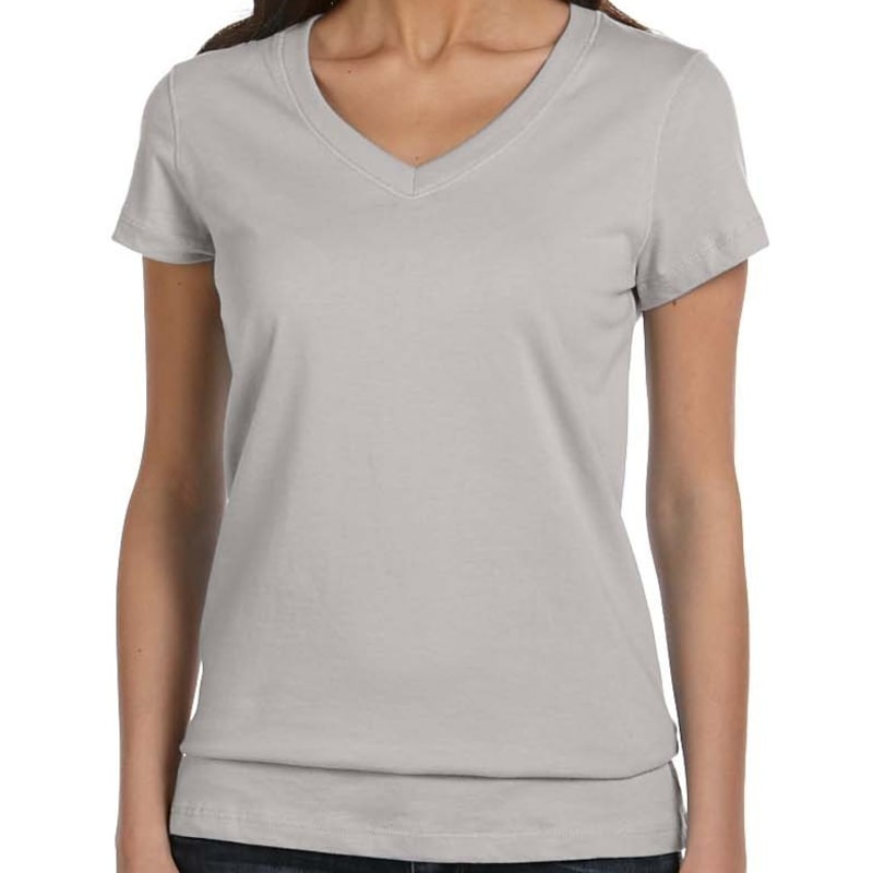 Bella Ladies Jersey Short-Sleeve V-Neck T-Shirt 4