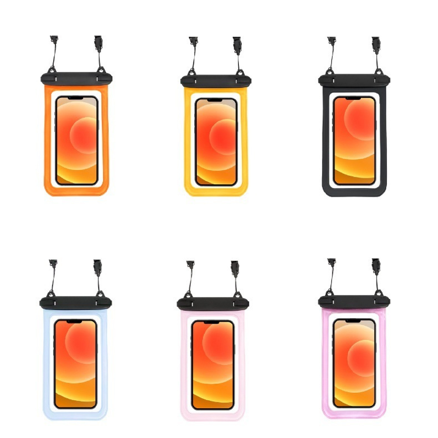 IPX8 Waterproof Phone Pouch with Lanyard 1