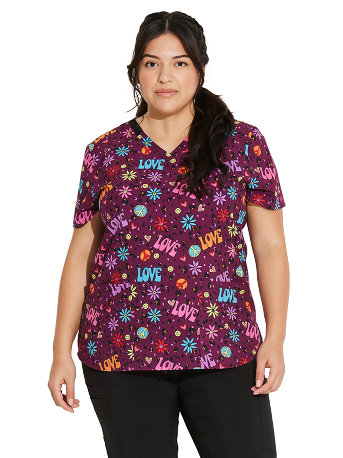 EDS Prints Women's V-Neck Print Top