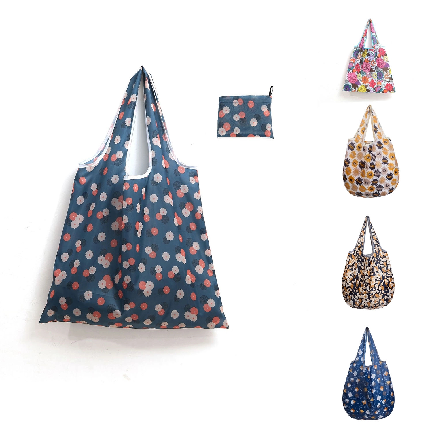 Folding Reusable Tote Shopping Grocery Bag 2