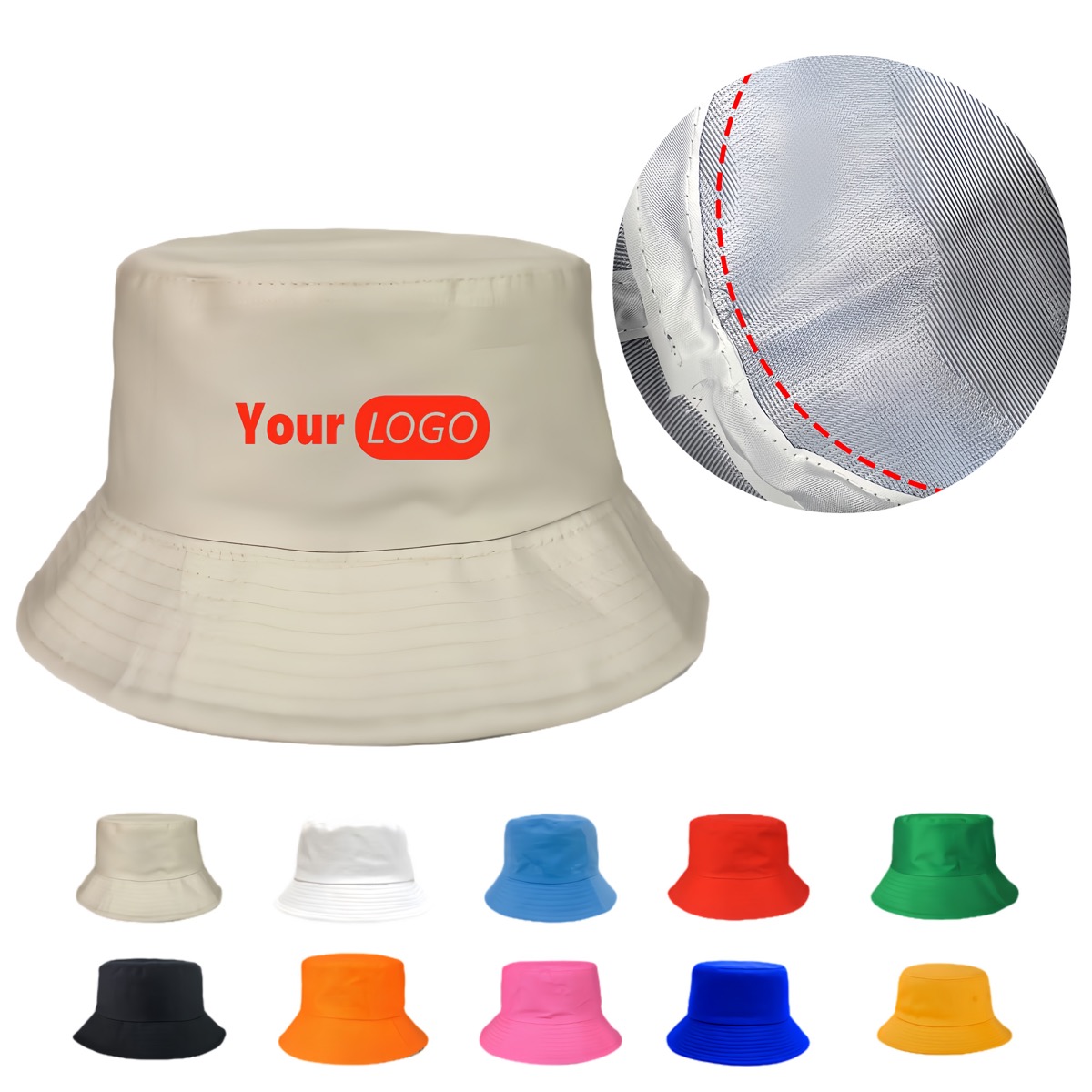 Outdoor Solid Color Fisherman Hat 2