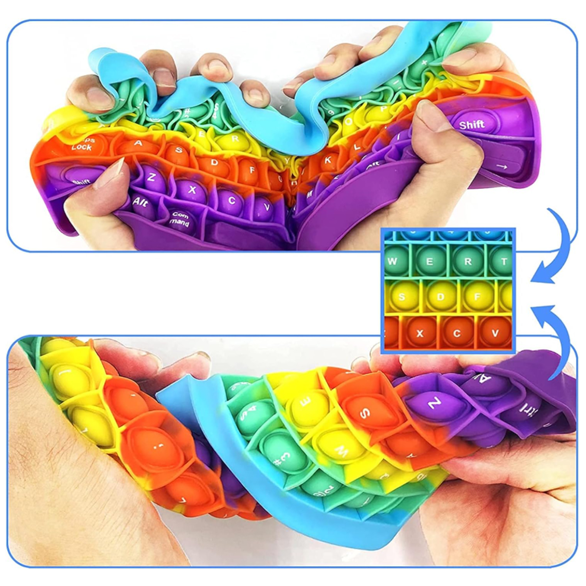 Fidget Pop Bubble Keyboard Stress Relief Toy 1
