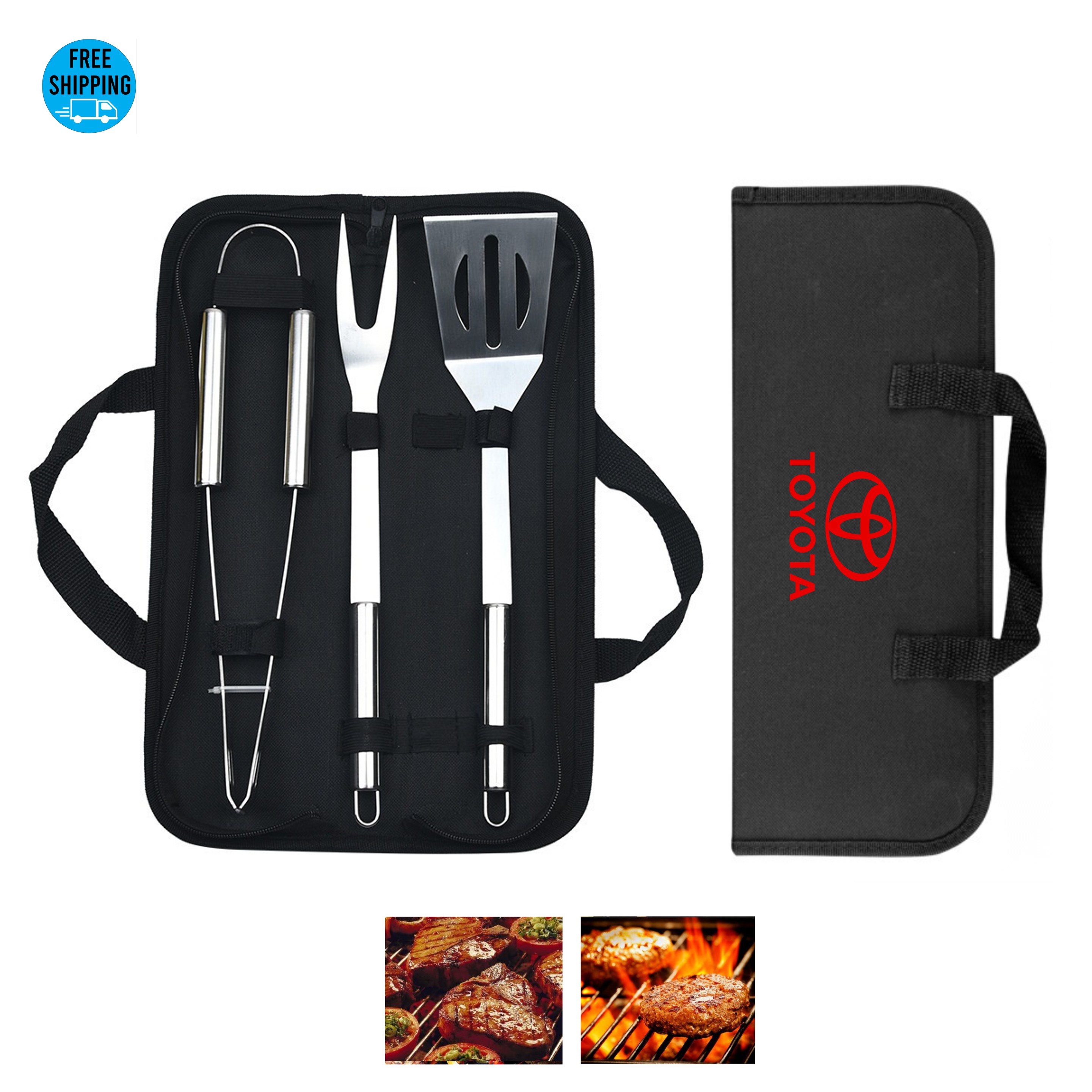 3pcs BBQ Grill Tool Set - OCEAN 5