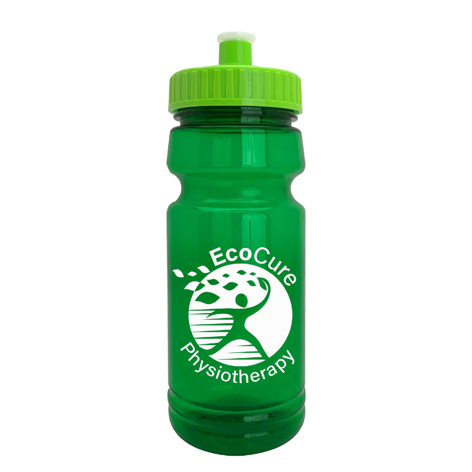Recycled Push Pull Lid Sports Water Bottle, 24oz.