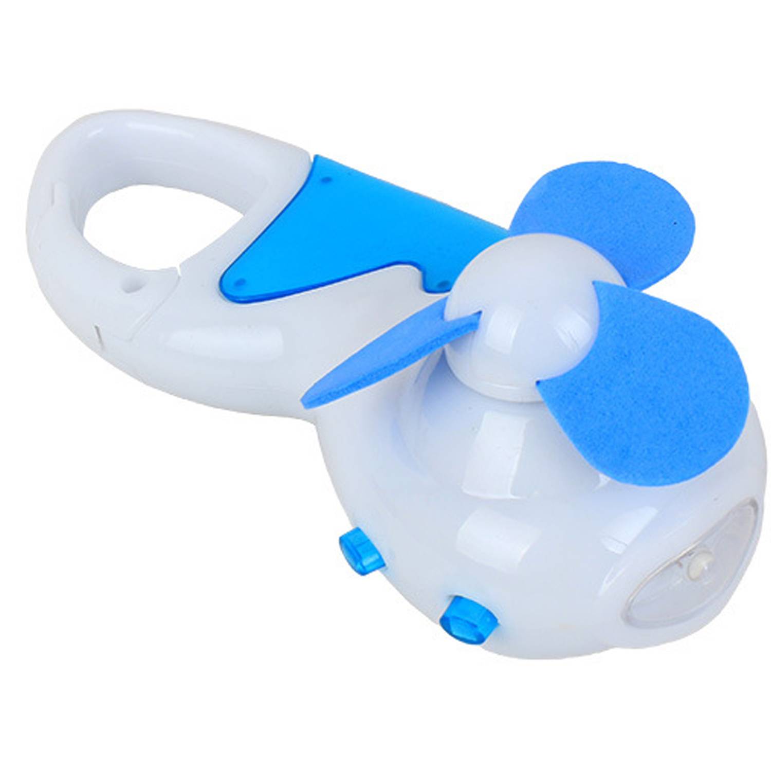 Portable Mini LED Handheld Fan w/ Carabiner 3