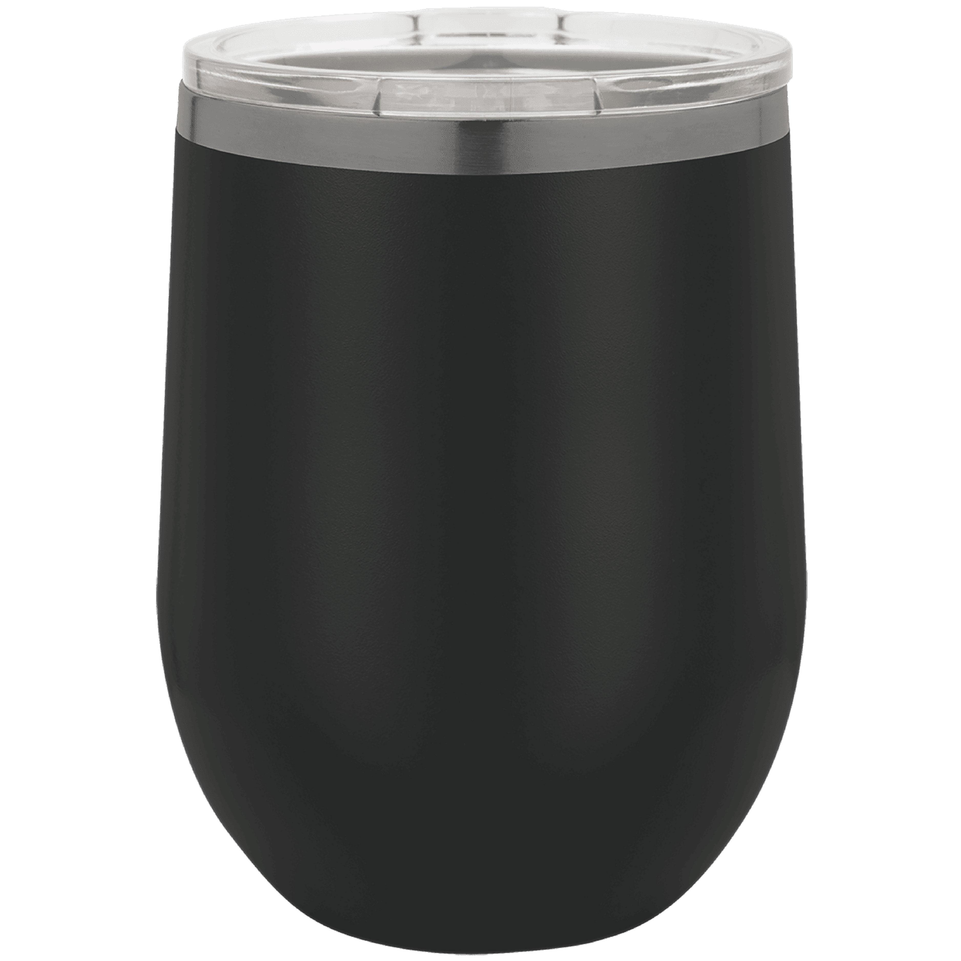 Polar Camel 12 Oz. ION-Plated Ghost Black Stemless Wine Tumbler 5