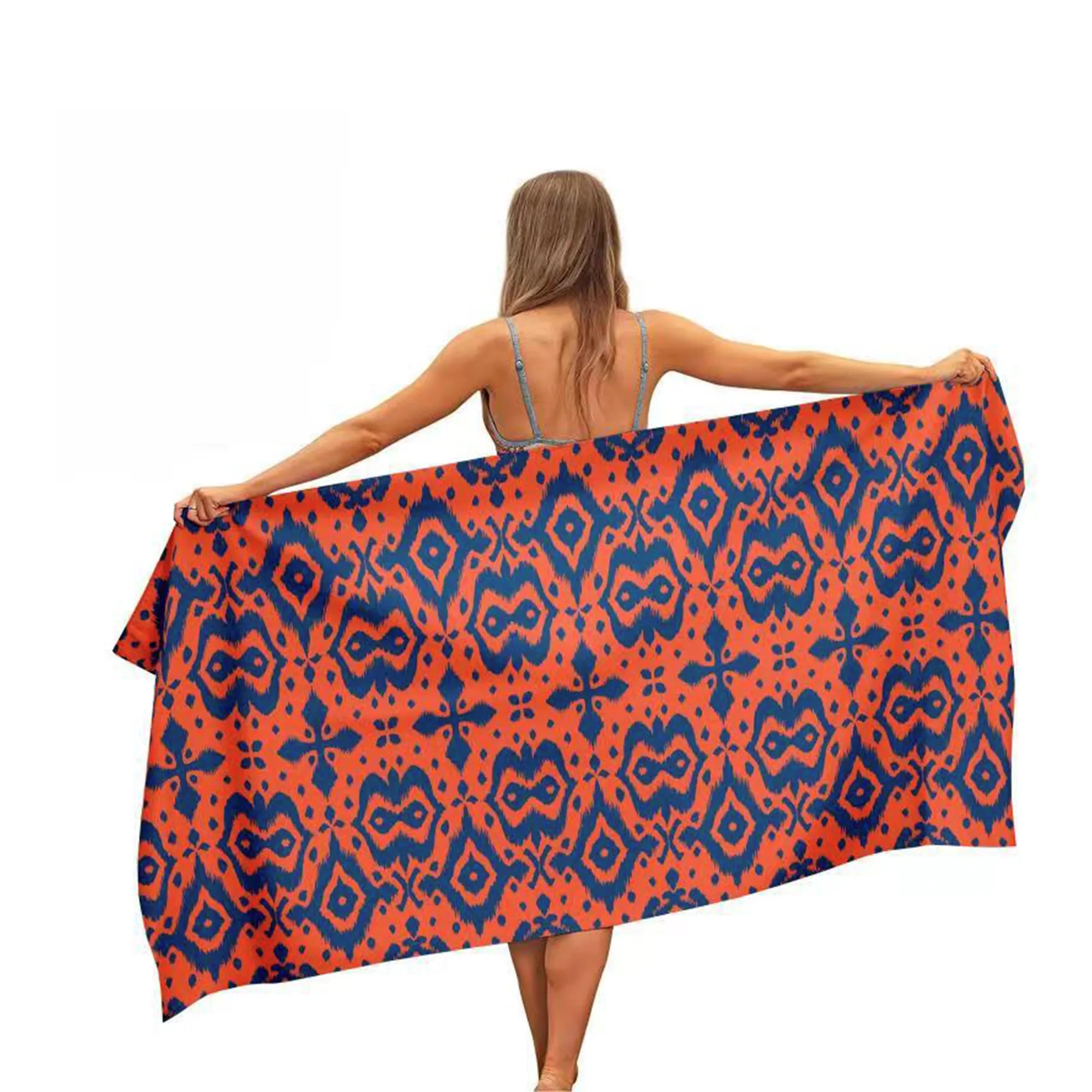 Sublimated Microfiber Beach Towel 30" x 60" Full Color 3